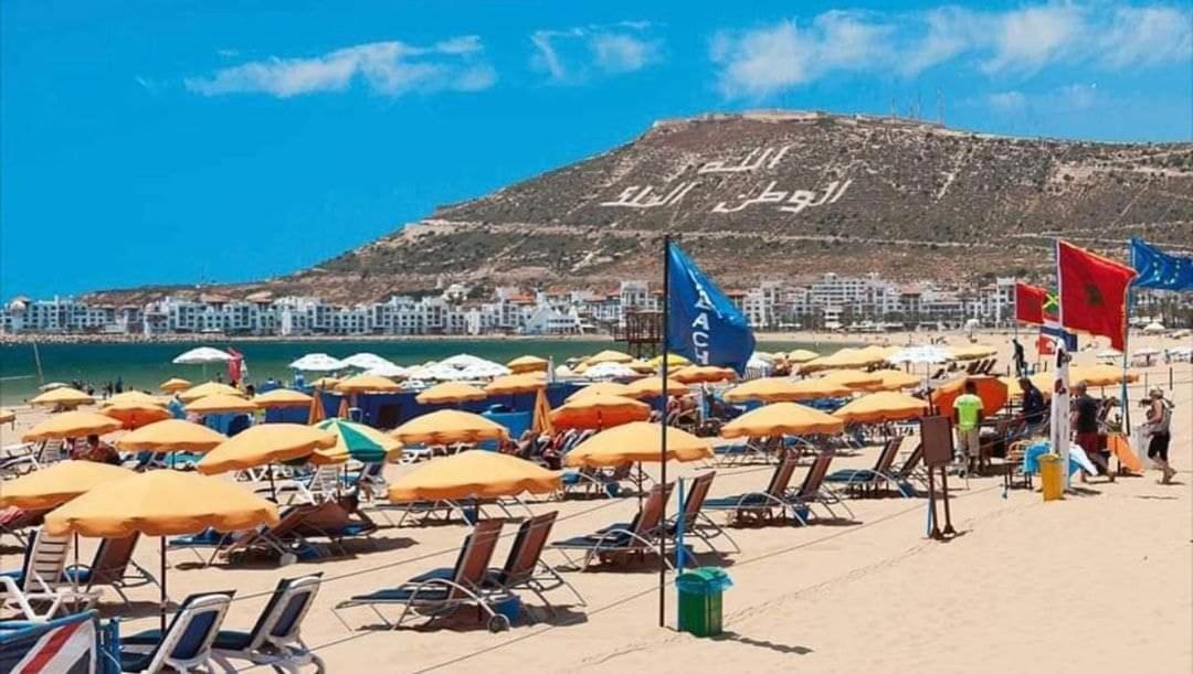 Appartement Deluxe Avec Piscine Privee Agadir Kültér fotó