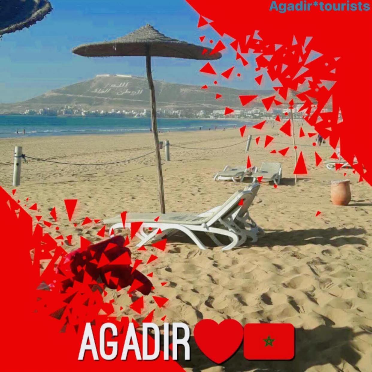 Appartement Deluxe Avec Piscine Privee Agadir Kültér fotó